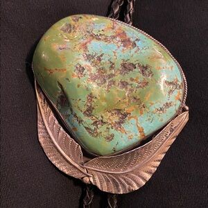 Sterling Silver and Turquoise Bolo Tie-Beautiful!!